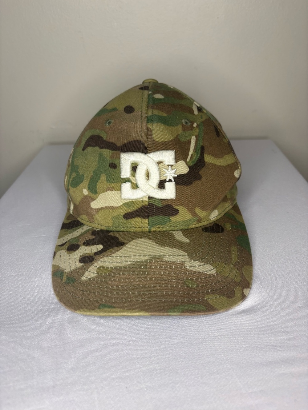 DC Skating Camo Cap with White Logo